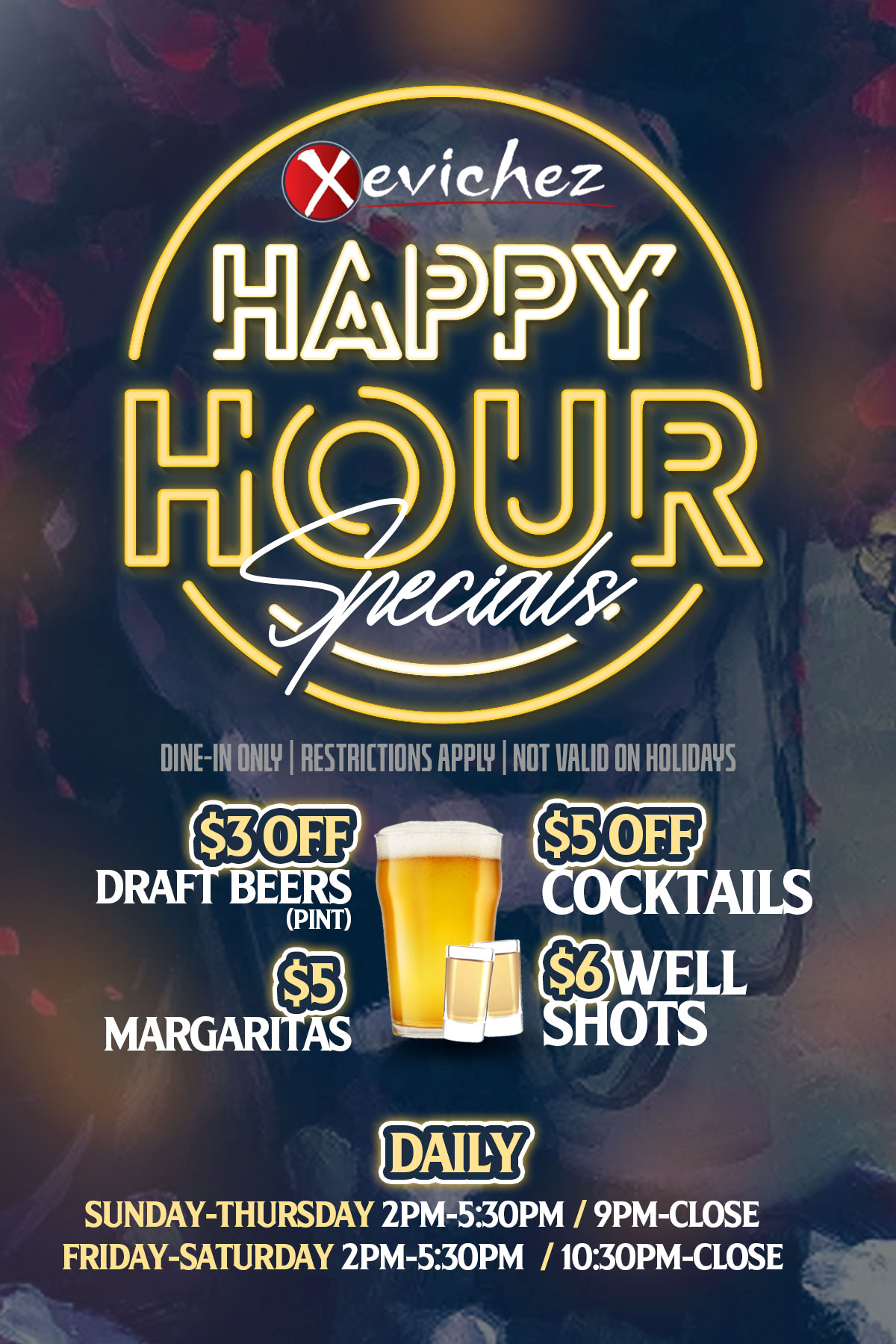 Happy Hour - Xevichez Palmdale